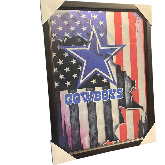 📦 New Dallas Cowboys Football Framed 3D Lenticular Poster / Picture - Picture 2 of 5